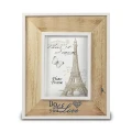 Drewniana ramka na zdjęcia Paris 9 x 13 cm (brązowa, białe ramki)