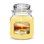 Świeca Yankee Candle Autumn Sunset, średni słoik (411g)
