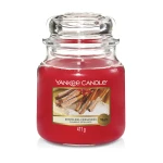Świeca Yankee Candle Sparkling Cinnamon, średni słoik (411g)