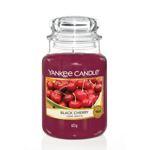 Świeca Yankee Candle Black Cherry, duży słoik (623g)