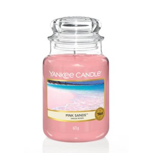 Świeca Yankee Candle Pink Sands, duży słoik (623g)