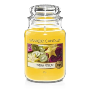 Świeca Yankee Candle Tropical Starfruit, duży słoik (623g)