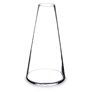 Wazon szklany 32 x 17 x 17 cm (przezroczysty)