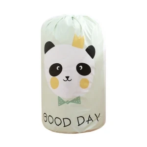 Materiałowy pojemnik worek Panda 83 x 40 x 40 cm (zielony)