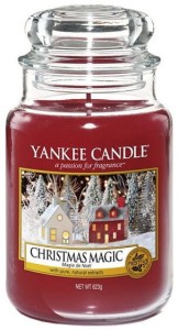 Świeca Yankee Candle Christmas Magic, duży słoik (623g)