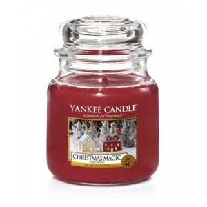 Świeca Yankee Candle Christmas Magic, średni słoik (411g)