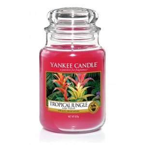 Świeca Yankee Candle Tropical Jungle, duży słoik (623g)