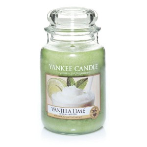 Świeca Yankee Candle Vanilla Lime, duży słoik (623g)