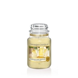 Świeca Yankee Candle Homemade Herb Lemonade, duży słoik (623g)