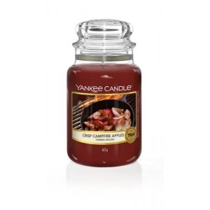 Świeca Yankee Candle Crisp Campfire Apples, duży słoik (623g)