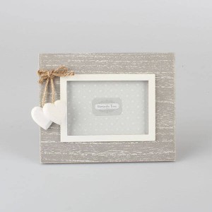 Drewniana ramka na zdjęcia 12 x 8 cm (szara)