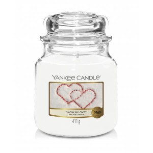 Świeca Yankee Candle Snow in Love, średni słoik (411g)