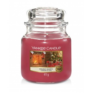 Świeca Yankee Candle Holiday Hearth, średni słoik (411g)