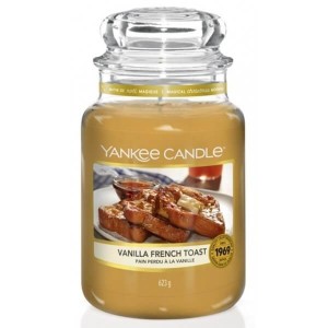 Świeca Yankee Candle Vanilla French Toast, duży słoik (623g)