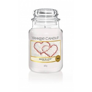 Świeca Yankee Candle Snow in Love, duży słoik (623g)