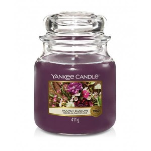 Świeca Yankee Candle Moonlit Blossoms, średni słoik (411g)