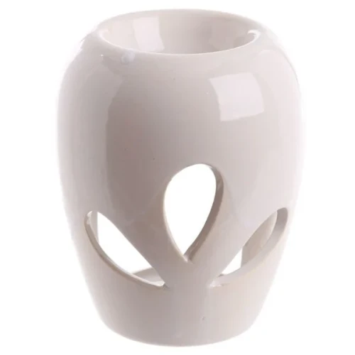 Kominek ceramiczny 9,5 x 8 x 8 (biały)