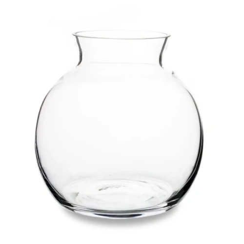 Wazon szklany 16 x 14 x 14 cm (przezroczysty)