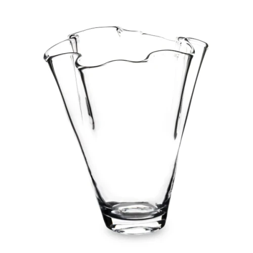 Wazon szklany 22,5 x 17 x 18 cm (przezroczysty)