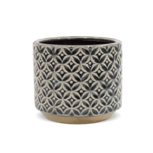 Osłonka ceramiczna 10,5 x 12,5 x 12,5 cm (brązowa)