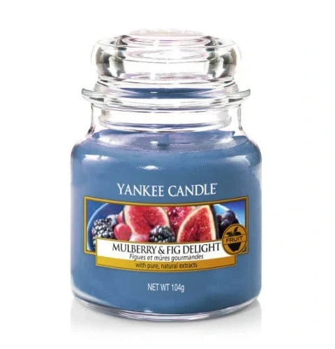 Świeca Yankee Candle Mulberry &amp; Fig Delight mały słoik (104g)
