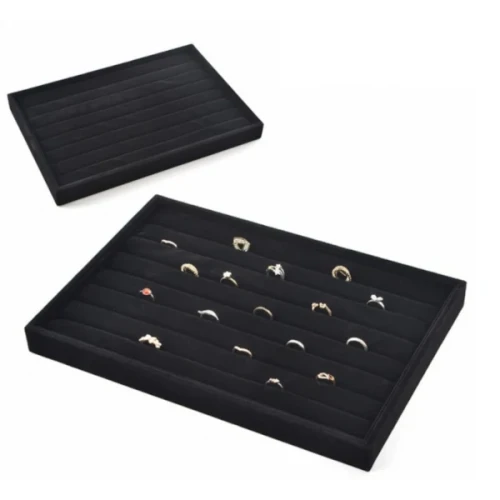 Ekspozytor na biżuterię Ramka 24 x 35 cm (czarny)