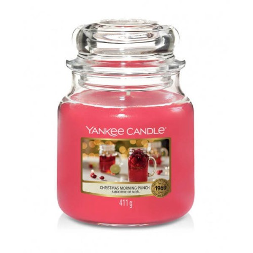 Świeca Yankee Candle Christmas Morning Punch, średni słoik (411g)