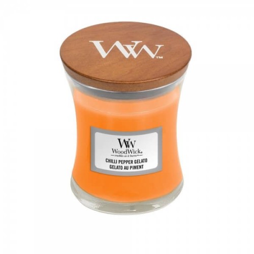 Świeca WoodWick Chilli Pepper Gelato, mała (85g)