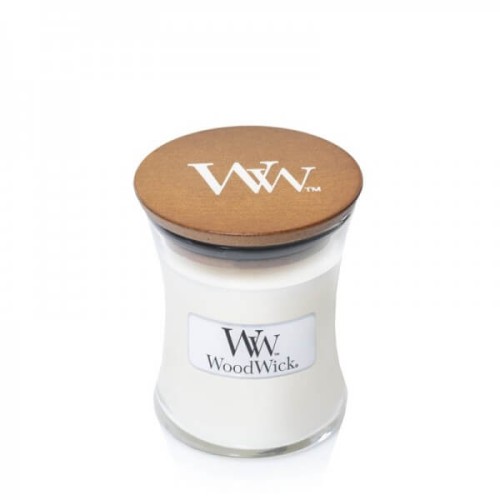Świeca WoodWick Linen, mała (85g)