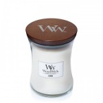 Świeca WoodWick Linen, średnia (275g)