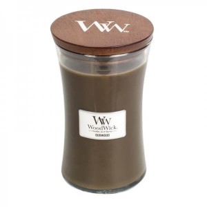 Świeca WoodWick Oudwood, duża (609g)