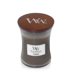 Świeca WoodWick Oudwood, średnia (275g)