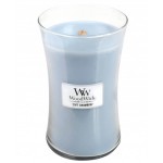 Świeca WoodWick Soft Chambray, duża (609g)