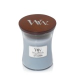 Świeca WoodWick Soft Chambray, średnia (275g)