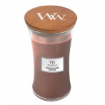 Świeca WoodWick Stone Washed Suede, duża (609g)