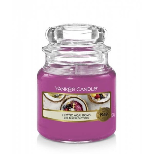 Świeca Yankee Candle Exotic Acai Bowl, mały słoik (104g)