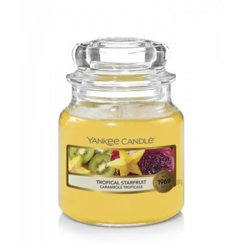 Świeca Yankee Candle Tropical Starfruit, mały słoik (104g)