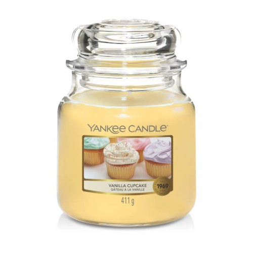 Świeca Yankee Candle Vanilla Cupcake średni słoik (411g)