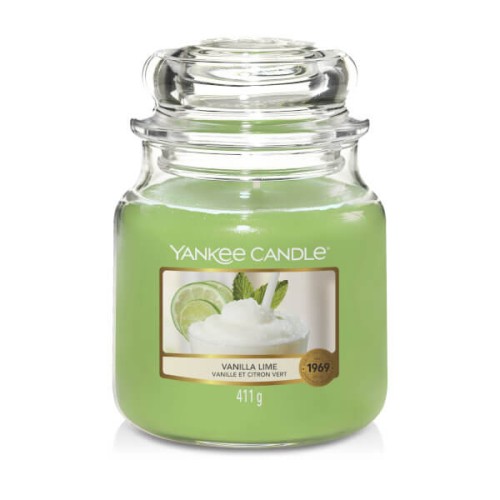 Świeca Yankee Candle Vanilla Lime średni słoik (411g)