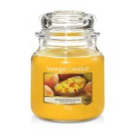 Świeca Yankee Candle Mango Peach Salsa, średni słoik (411g)