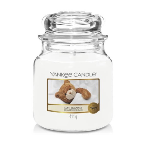 Świeca Yankee Candle Soft Blanket średni słoik (411g)