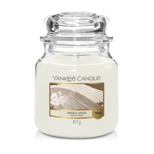 Świeca Yankee Candle Angel's Wings średni słoik (411g)