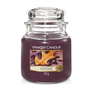 Świeca Yankee Candle Autumn Glow, średni słoik (411g)