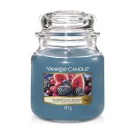 Świeca Yankee Candle Mulberry & Fig Delight, średni słoik (411g)