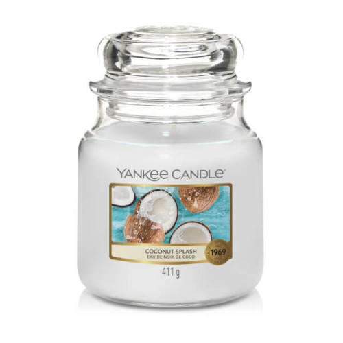 Świeca Yankee Candle Coconut Splash średni słoik (411g)