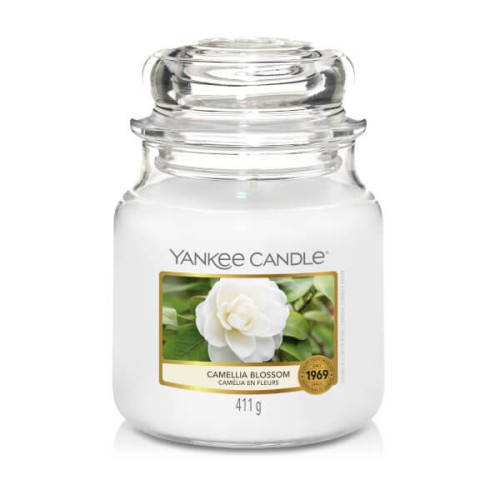 Świeca Yankee Candle Camellia Blossom średni słoik (411g)