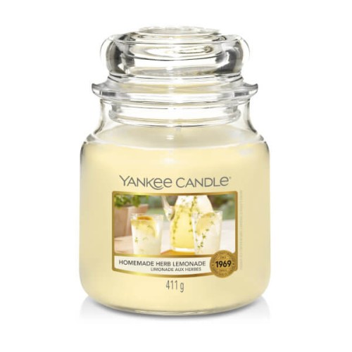 Świeca Yankee Candle Homemade Herb Lemonade średni słoik (411g)