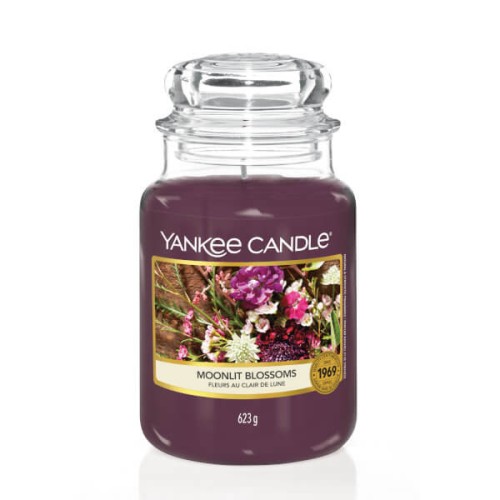 Świeca Yankee Candle Moonlit Blossoms duży słoik (623g)