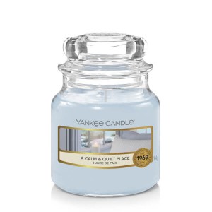 Świeca Yankee Candle A Calm & Quiet Place, mały słoik (104g)