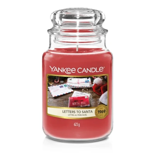 Świeca Yankee Candle Letters To Santa, duży słoik (623g)